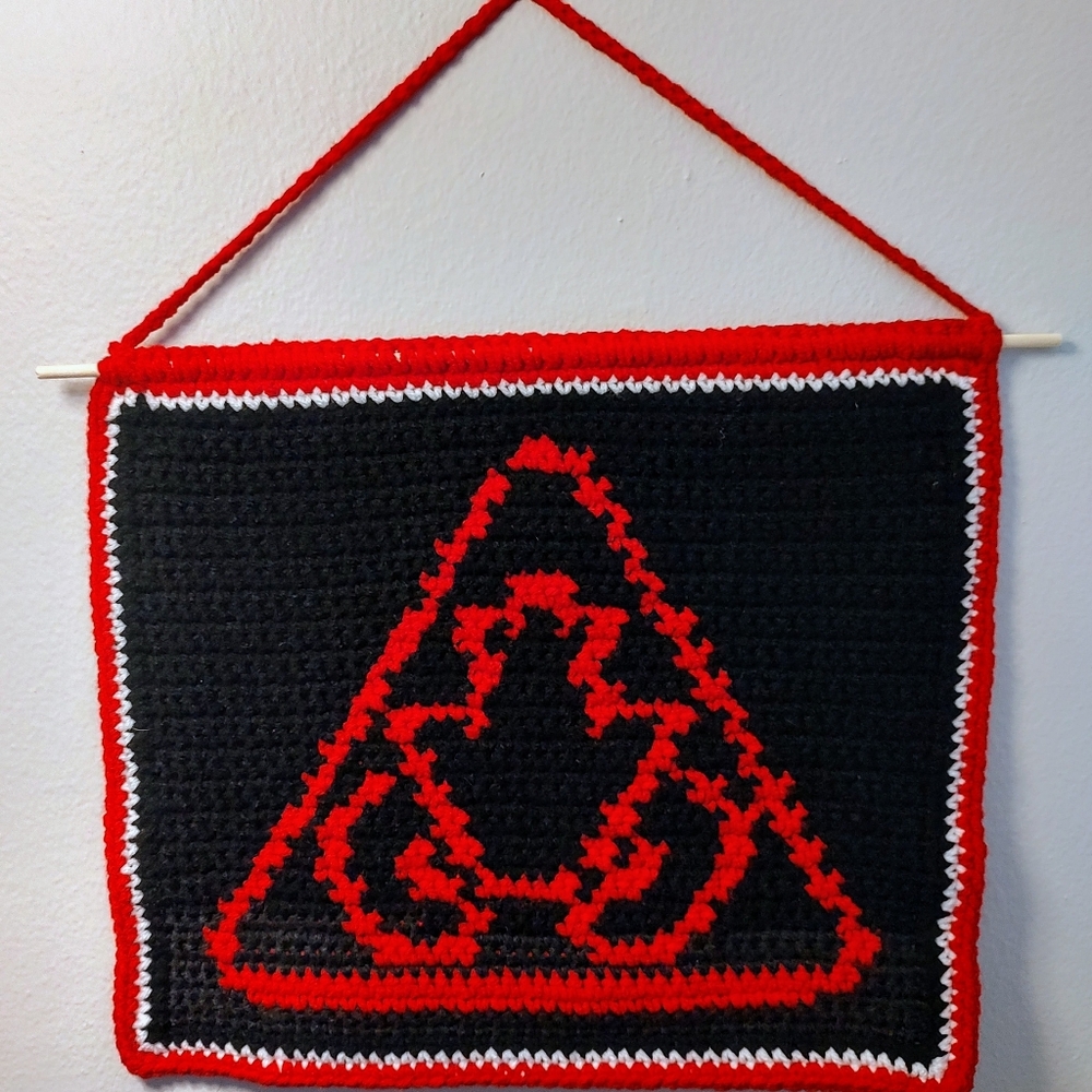 OFFERS PLS! Crochet FNAF- Inspired Wall Hanging